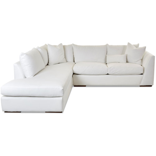 Farmhouse & Rustic Solid Wood Frame Sectional Sofas Birch Lane